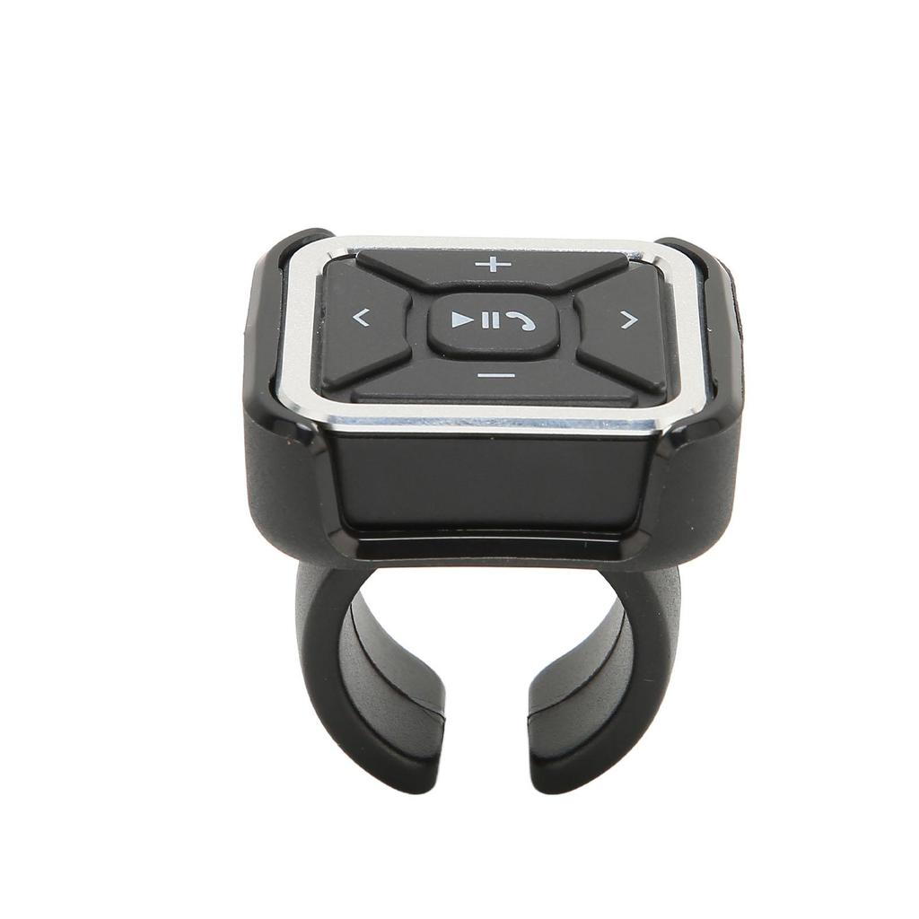 Bluetooth Media Button Wireless Sound Adapter Switch Steering Wheel Remote Controller Receiver for Bike Motorcycle Car