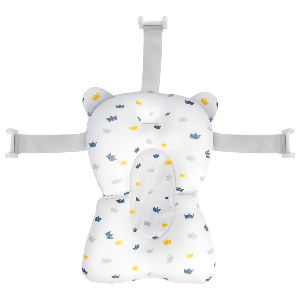 Ricokids Baby Bathtub Cushion, Blue And White