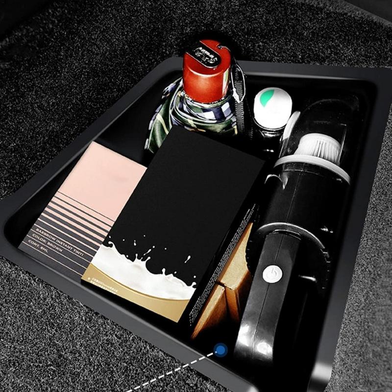 Heckkofferraum-Organizer für Tesla M3 Auto Heckklappen-Aufbewahrungsbox Einfache Installation Kofferraumseiten-Aufbewahrungsbox Autozubehör