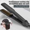 Ceramic Hair Straightening Irons Dual Use Professional With 30S Fast Warm Up For All Hair Types