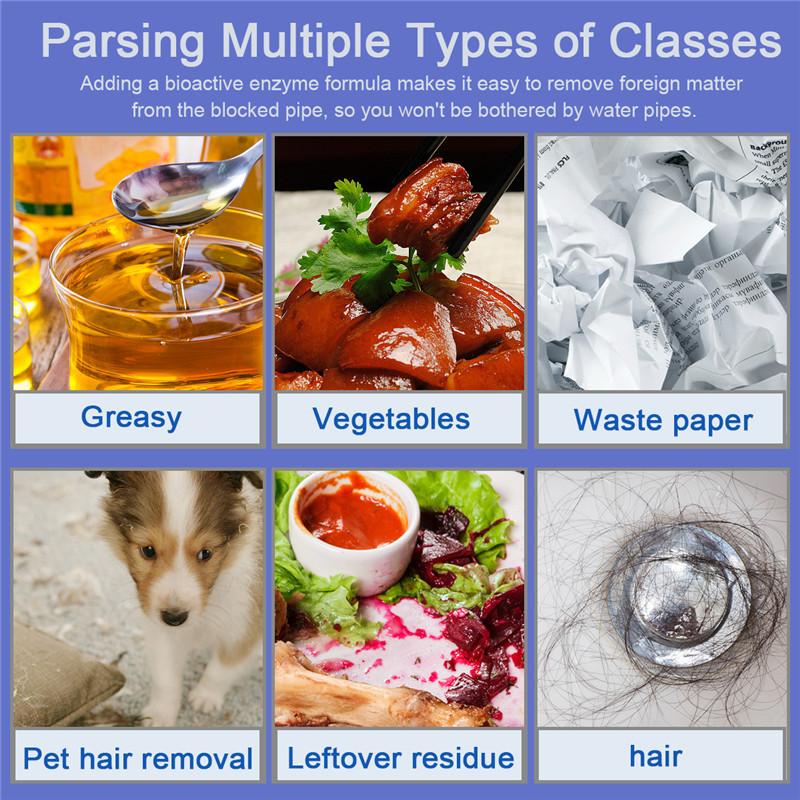 Güçlü Kanal Açıcılar Boru Temizleme Maddesi Mutfak Su Boruları Kanalizasyon Tuvalet Tıkanıklığı Aleti Temizleyici Koku Giderici Kimyasallar Lavabo Temizleyici