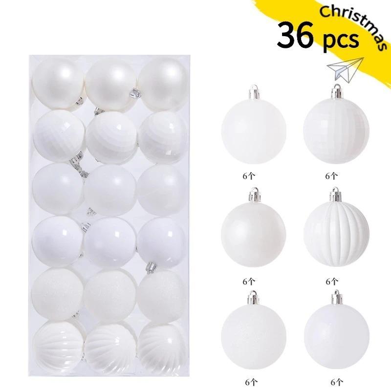 24/36Pcs 3/4cm Christmas Balls Decoration Christmas Tree Ornaments Xmas Hanging Pendants Home Party Navidad Decor New Year Gifts