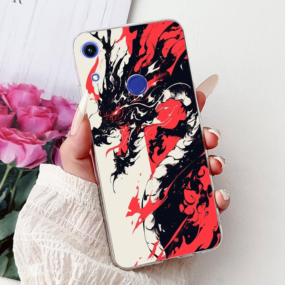 For Huawei Honor 8A Prime Case JAT-LX1 Cute Cat Butterfly Painted Cover Soft Silicone Case For Honor 8C 8X Honor8C Honor8X Shell