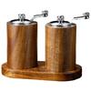 ABBP-Hand Cranked Pepper Grinder Manual Pepper Mill Household Sea Salt Grinder Bottle