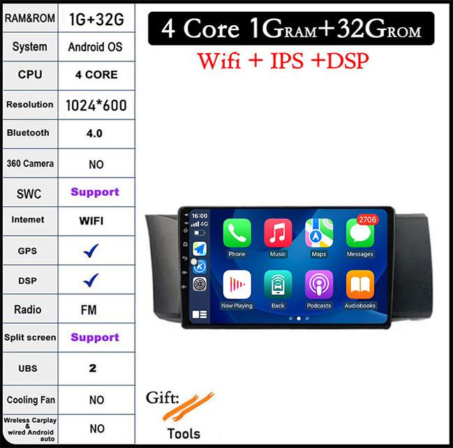 

9-дюймовый LHD DSP Android 14 для Subaru BRZ 2012 - 2016 Car Carplay стерео Wifi навигатор плеер Авторадио Радио GPS Мультимедиа