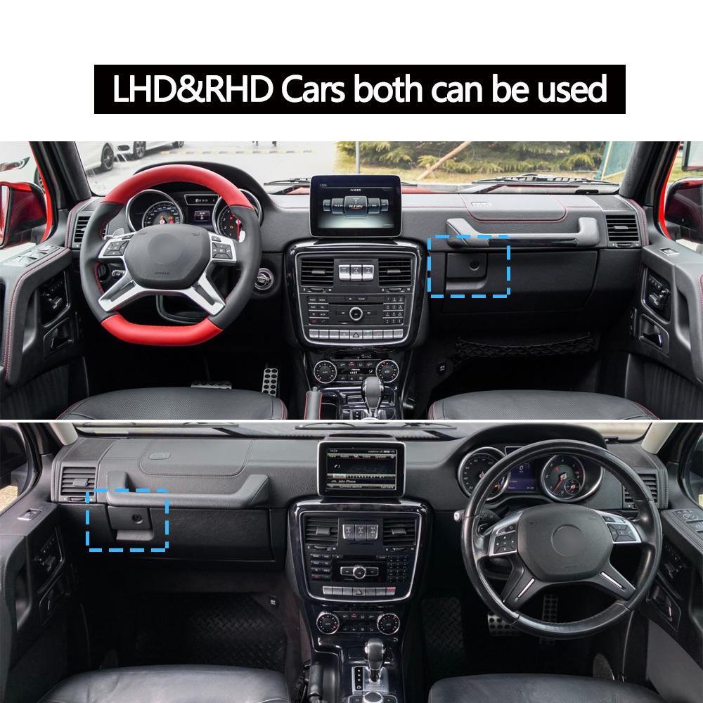 Car Passenger Side Glove Box Handle Storage Box Handle Lock Latch Cover For Mercedes Benz G Class W463 2004-2018