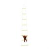 LED Santa Claus Climbing Ladder String Lights - Waterproof Christmas Decoration for Eaves