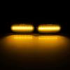 2x Black Lens Side Marker Indicator LED Repeater Light For Opel Vivaro Movano Dacia Duster Logan Nissan Kubistar Primastar X83