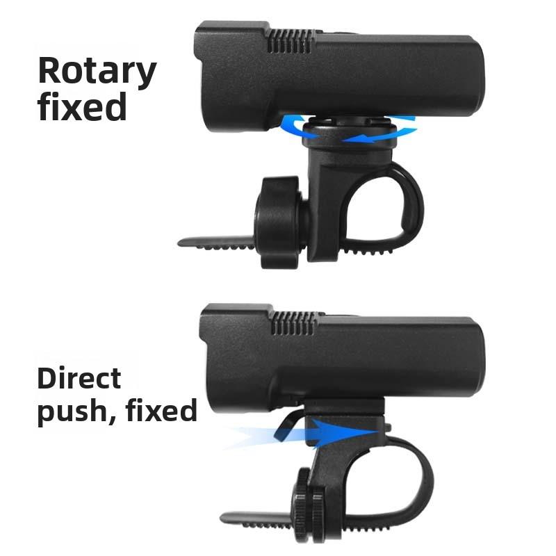 Night Riding Escort, Battery Display, Strong Light, Essential for Riding, Flashlight, High-brightness Long-range Shooting, Rainproof Bicycle Headlight