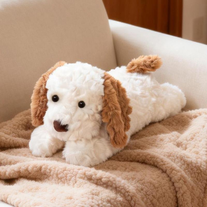 Plush Dog Pillow Toy For Kids Sleep Decor Kids Room Gift