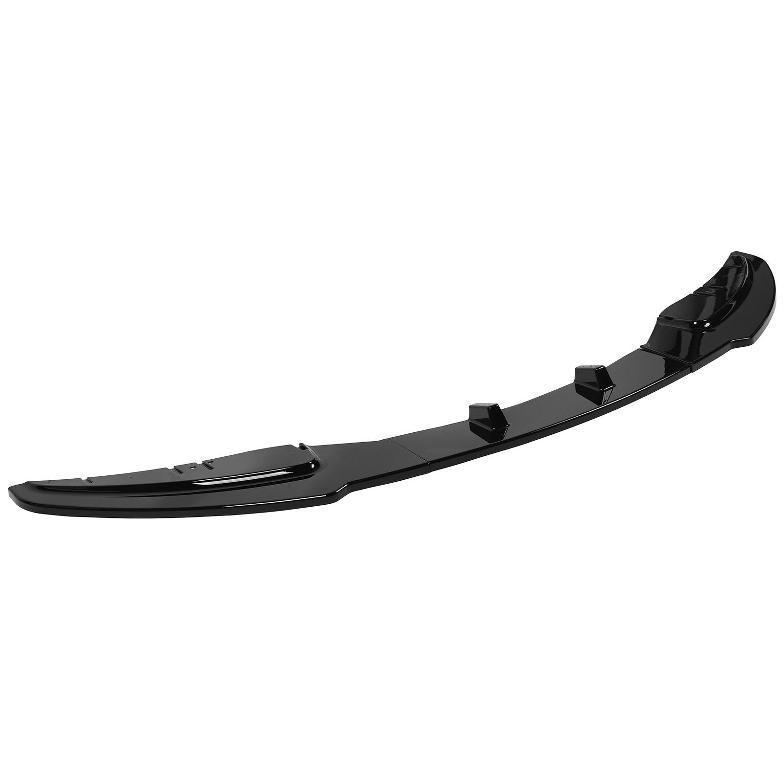 3 PCS Car Front Bumper Lip Splitter Spoiler for 1 Series E81 E82 E87 E88 LCI Standard Edition 2008 to 2011