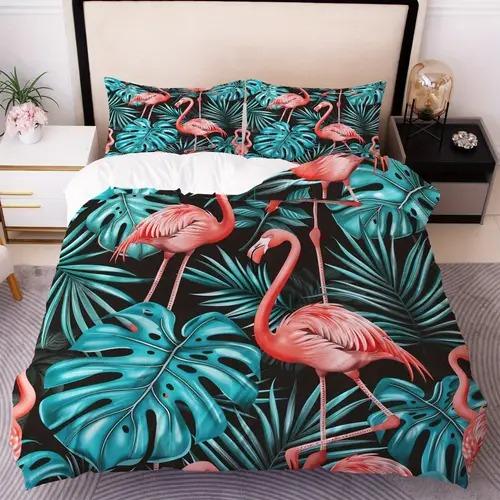 Comforter Toucan Tropical With Toucan Tropical Pattern Suitable For Children Kids And Adults Soft And Breathable
