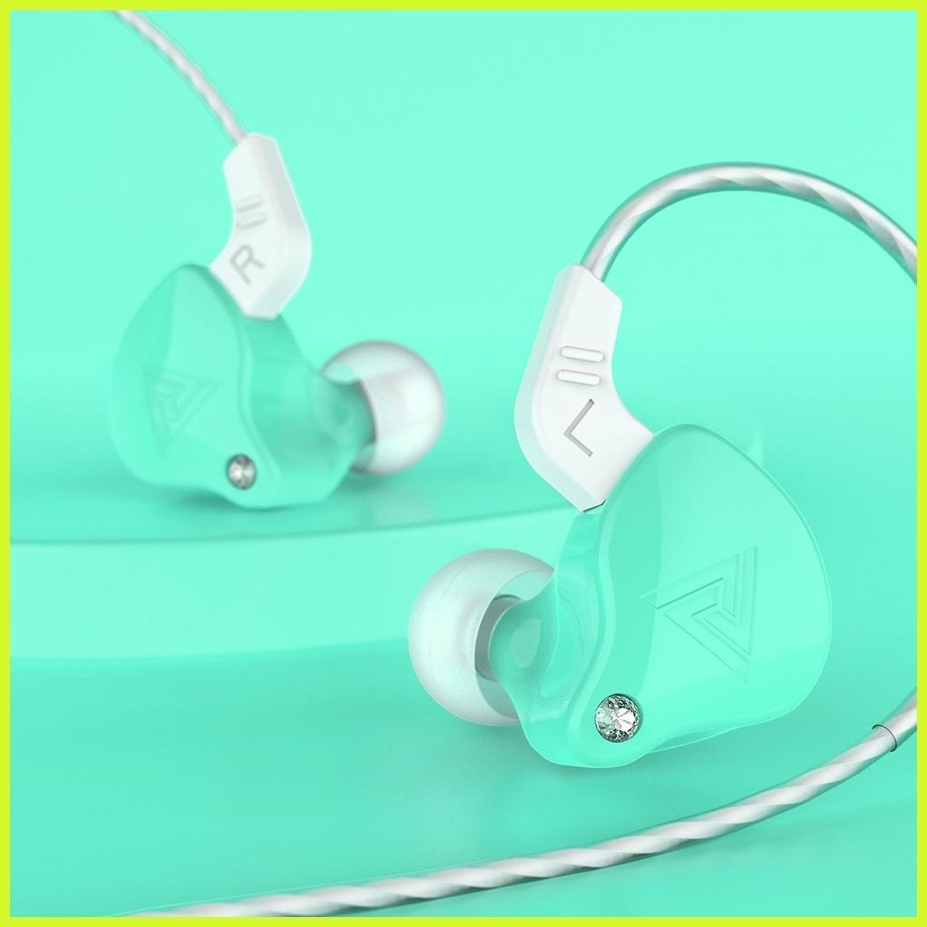 QKZ AK6-X Earphones Copper Driver HiFi Sport In-Ear Headphones for Running Sports with Microphone Headset Wired 2