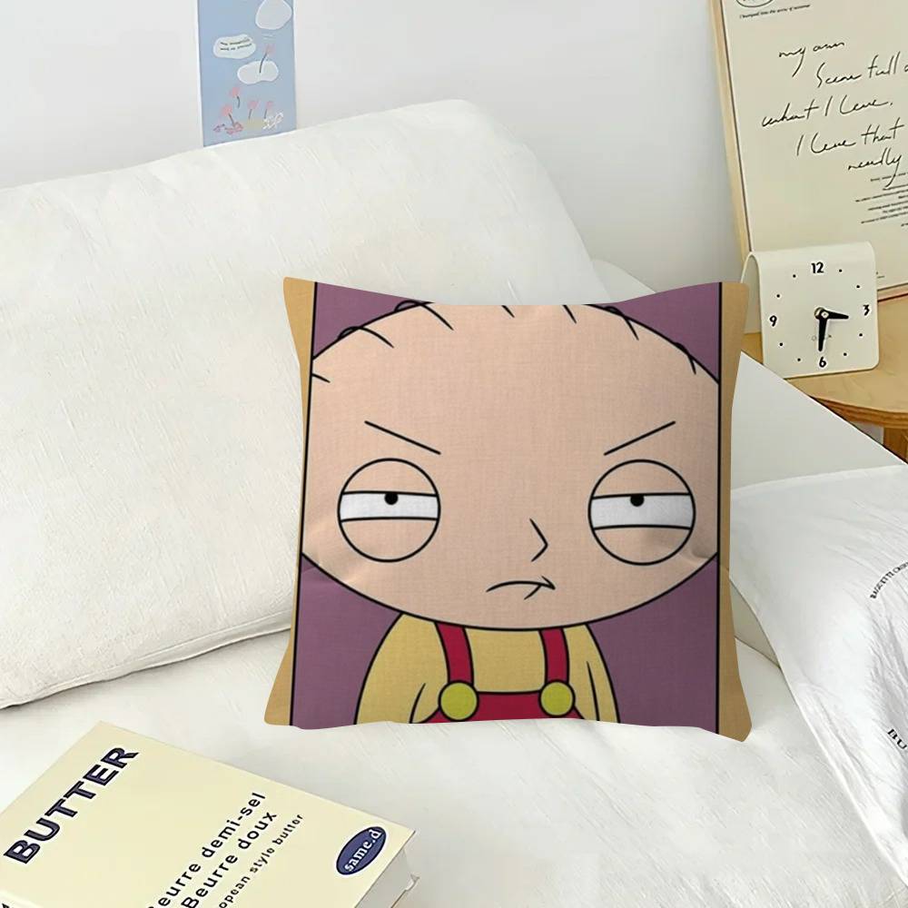Cartoon Stewie cute fun Pillow Cover for Bedroom Room and Living Room Sofa Decorative Cushion Cover