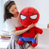 Stuffed Hooded Spider Boy Plush with Hanging Lanyard Soft PP Cotton Movie Character Hero Plushie Toy Doll Home Decoration Kids Adults Fans Gift