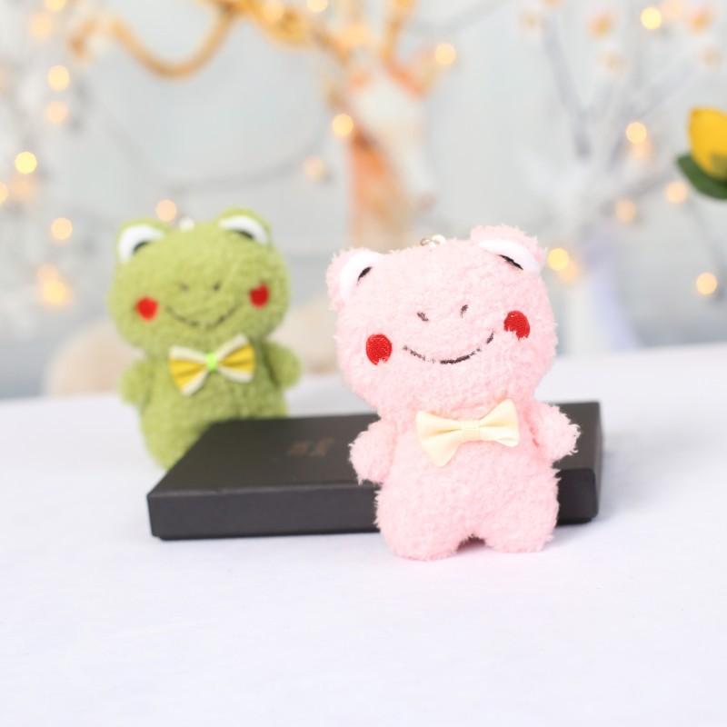 Cute Cute Blush Naughty Little Frog Plush Toy Pendant Bag Keychain Doll