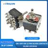 Mini Auto Toggle Switch AC 250V 16A 2/3/4/6/12 Pin ON-OFF ON-ON ON-OFF-ON 2/3 Position Copper/Silver Contact