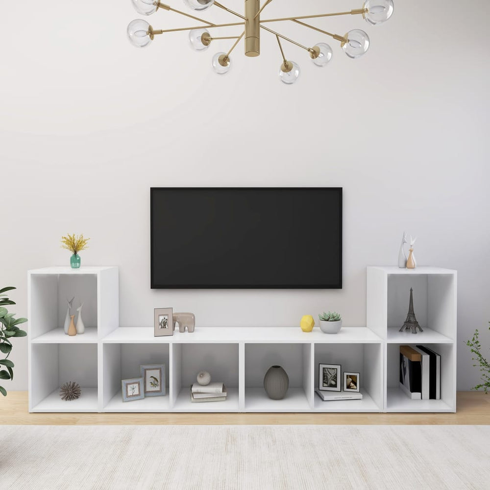 Meubles TV 4 pcs  72x35x36,5 cm Bois d'ingénierie