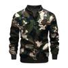 Men's Solid Color Camouflage Outdoor Sports Jacket Men's Pocket Button Casual Jacket