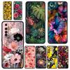 Abstract Plants Flower Soft TPU For Realme 13 12 11 10 9 Pro Plus GT3 GT2 C21 C25 C35 C53 C55 C67 Pro 5G Phone Case Cover Fundas