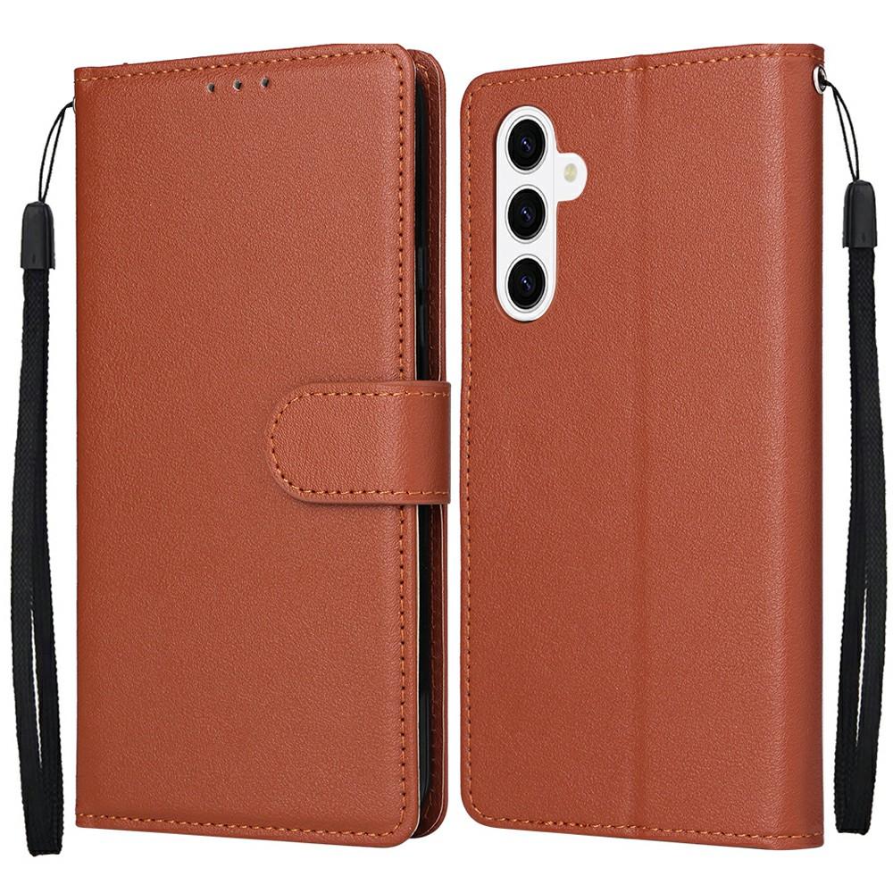 For Samsung Galaxy S26/S26 Pro Case Wallet Stand PU Leather Phone Cover with Wrist Strap