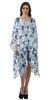Moomaya Georgette Short Caftan Midi Dress Beach Swimwear Cover up Womens
