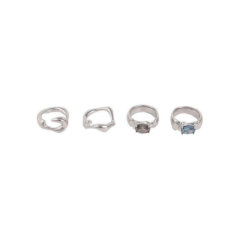 Geometric Minimalist Chic Design Ring For Women Trendy Cool Fashion Piece Statement