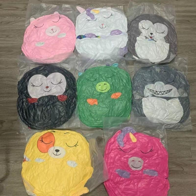 Kids Foldable Anti-Kick Sleep Bag Cartoon Animal Nap Blanket Pillow