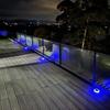 Solar Deck Lights Outdoor With Decorative Colors Led Garden Landscape Fence Ground Lighting