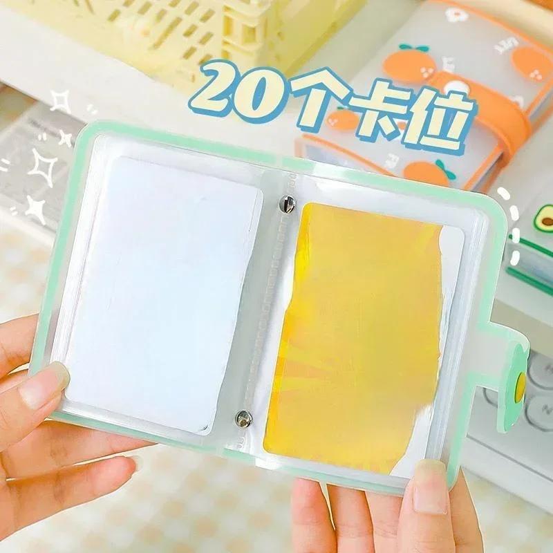 20 Pockets 3 Inch New Card Note Collection Photo Album Album PVC Photocard Holder Women ID Credit Card Binder Travel Accessories