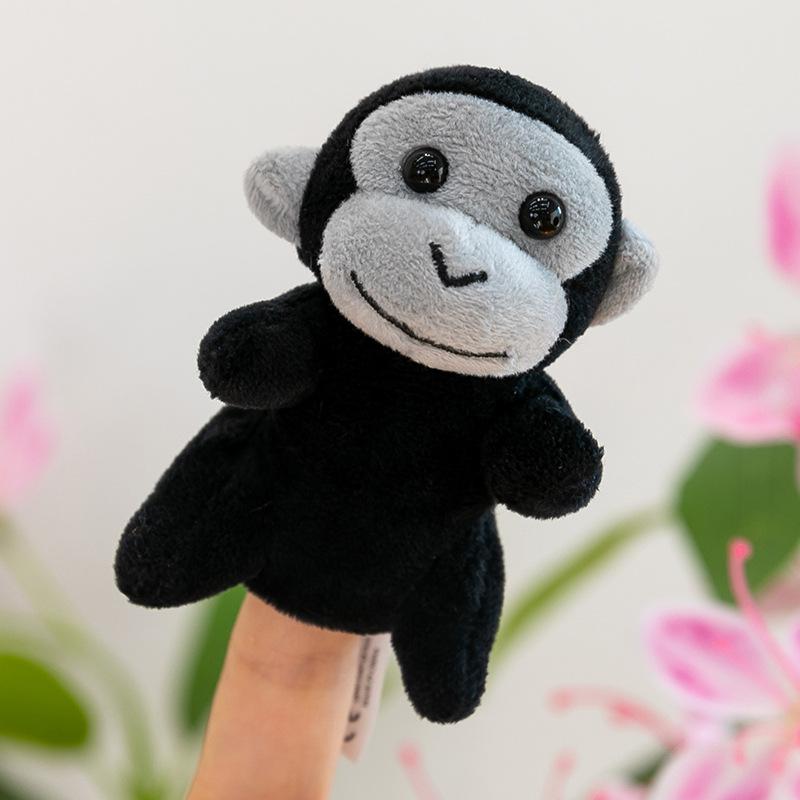 Forest Animal Finger Doll Panda Plush Toy Children Ocean Shark Doll