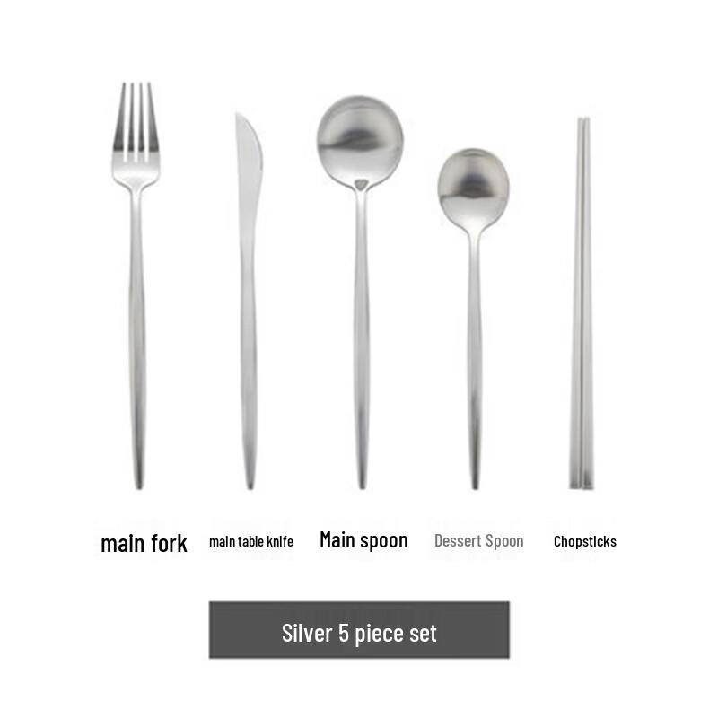 304 Stainless Steel Dinnerware Set