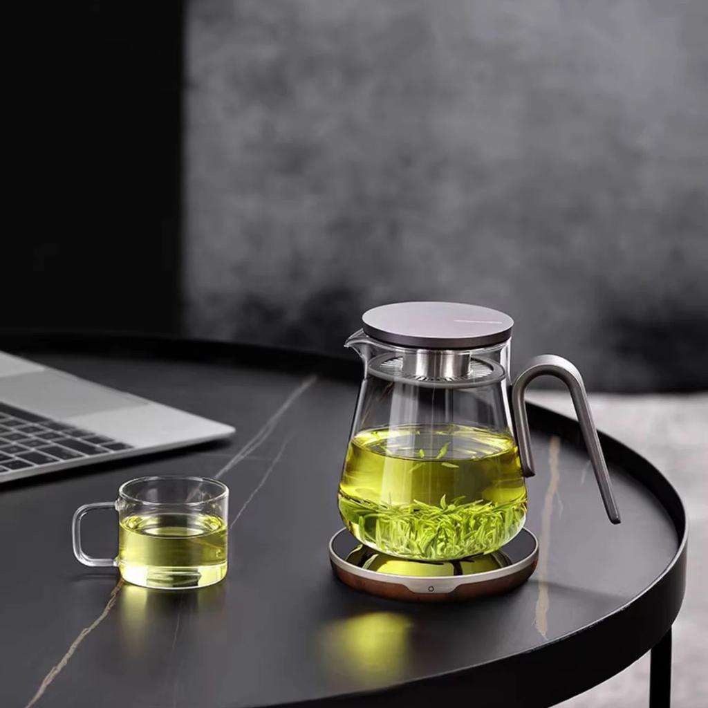 Samadoyo-High Borosilicate Glass Tea Pot, Fruit Tea Pot, Afternoon Tea Set with Filter