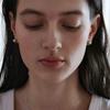 [925 silver] Deux.silver.235 / galbe earring