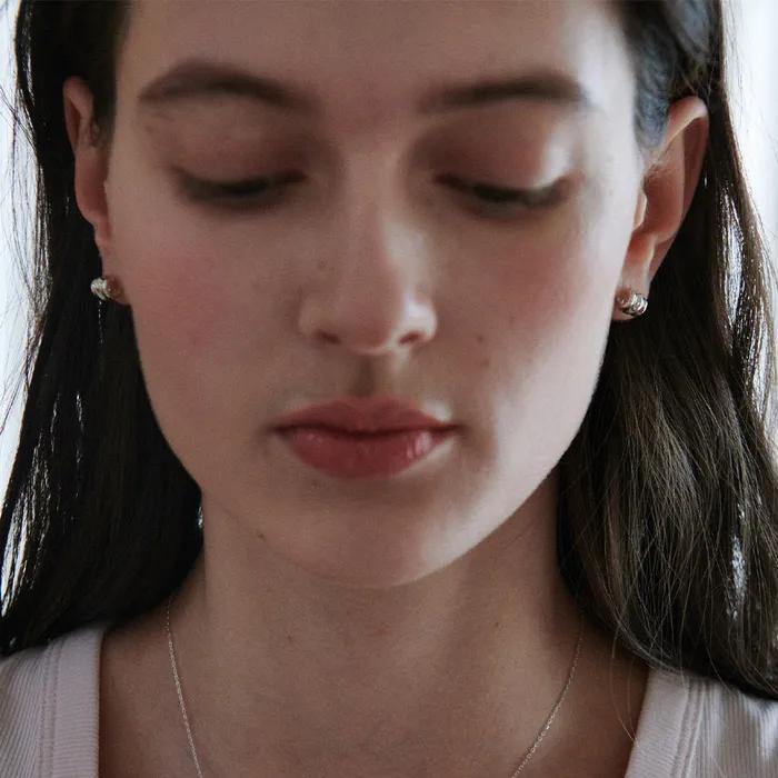 [925 silver] Deux.silver.235 / galbe earring