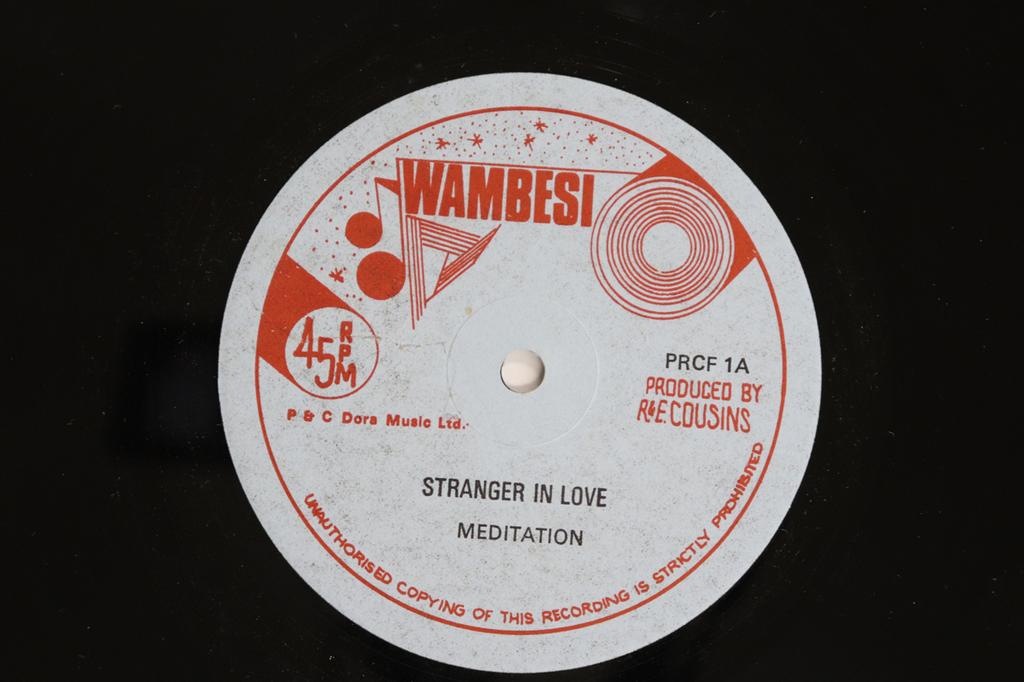12inch Record MEDITATIONS / CHARLIE CHAPLIN - Stranger In Love / Anne Marie PRCF1 WAMBESI Jamaica Reggae, Ska & Dub Used