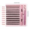DIY Lashes Extension Kit Eyelashes 200 PCS Clusters Lash Bond and Seal Makeup Tools for Gluing Lashes Gluing Glue Accessories