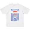 X Great White Shark Collaboration SS25 Shark Print Comfortable Casual Minimalist Commuter Short Sleeve T-Shirt Men T-Shirts 479726-00