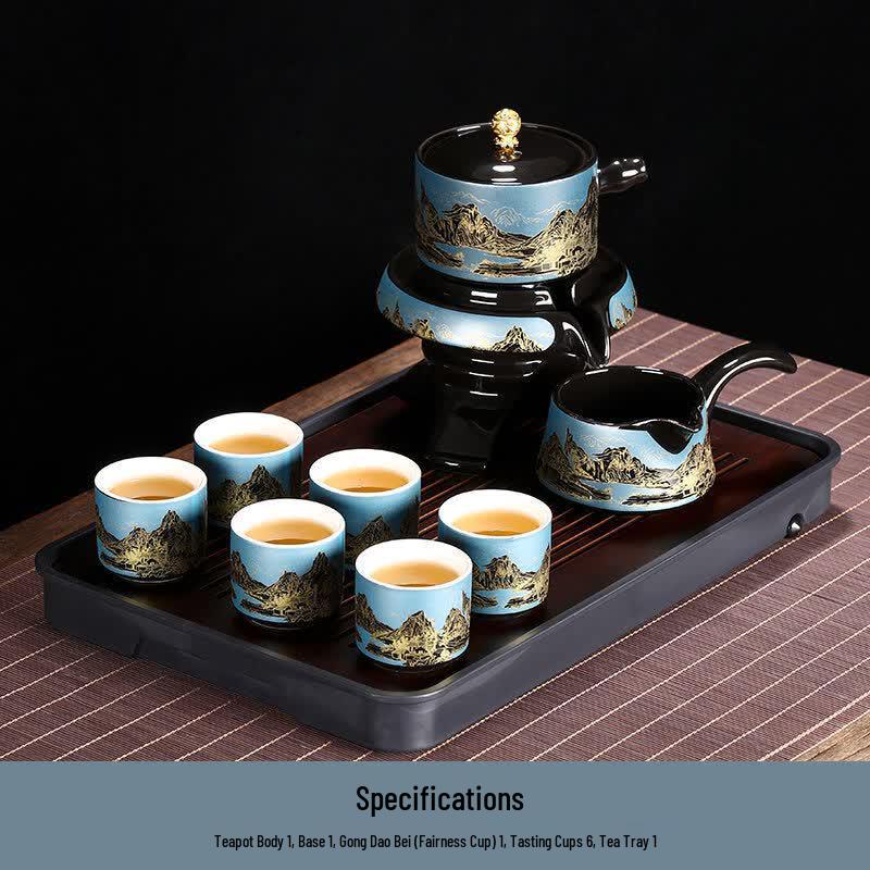 Semi-Automatic Ceramic Kung Fu Tea Set