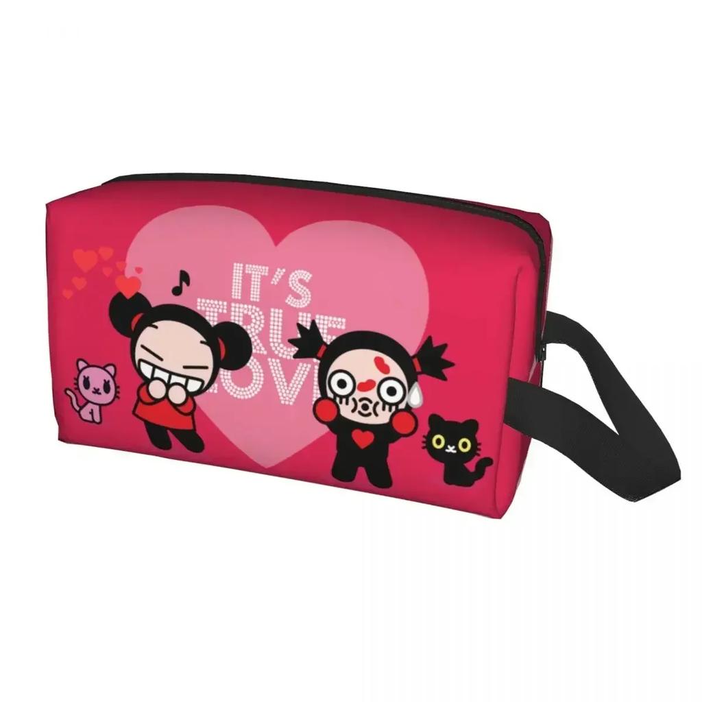 Pucca Kulturtasche Damen Make-up Kosmetik Organizer Damen Beauty Aufbewahrung Dopp Kit Etui