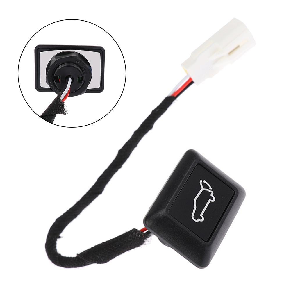 Car Tailgate Switch Electric Trunk Release Switch Rear Mount DC 12V Compatible with Most Vehicles ABS Construction