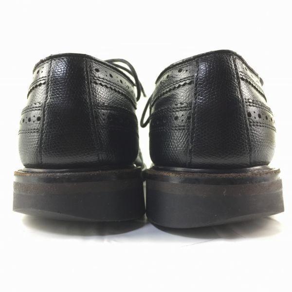 REGAL Wingtip Business Shoes Black size 24.0EE(USED)