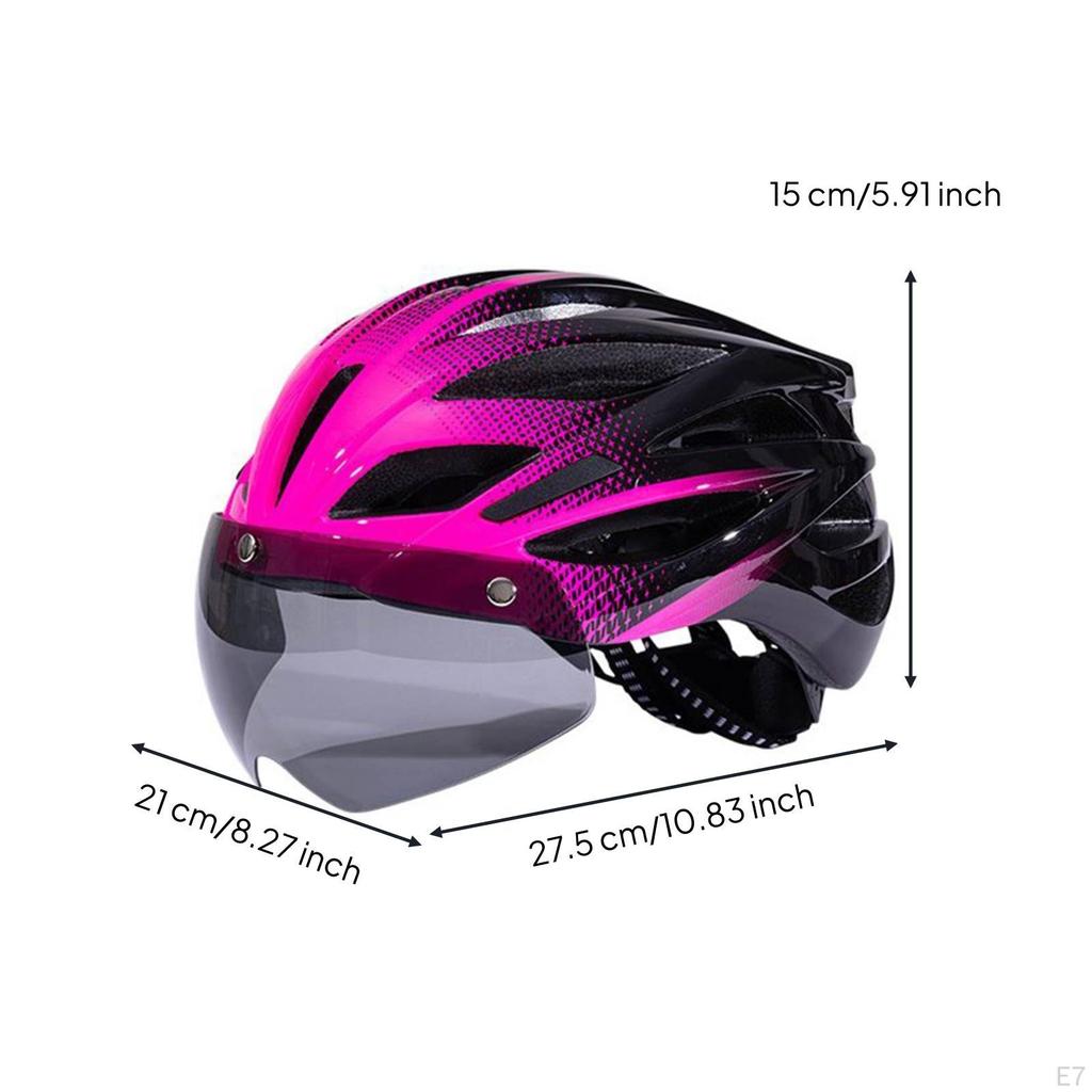 Helmet with Visor Safeguarding Bike Padded for Cyclists