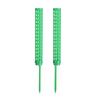 2Pcs Moss Pole Indoor Potted Climbing Plant Stakes Corrosion Resistant Plastic Black