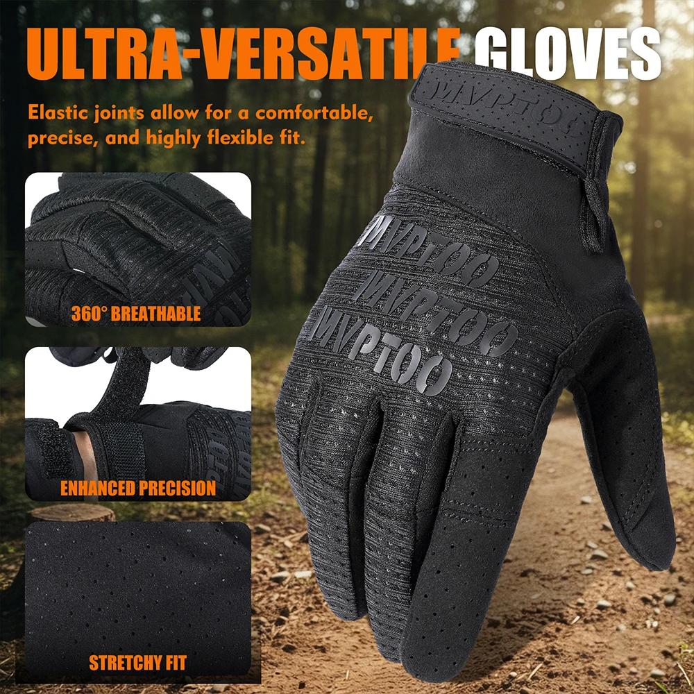Men Touch Screen Full Finger Gloves Lightweight Outdoor Sport Hiking Camping Hunting Combat Paintball Cycling Equipment