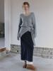 Teuwi Felsi Brushed Raw Denim Long Skirt