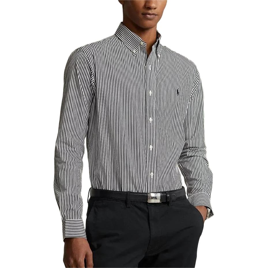 Polo Ralph Lauren Classic Long Sleeve Striped Shirt With Pony Logo Embroidery Men shirts 710574065-009