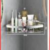 D5 Bathroom Shelf Accessories Shampoo Rack Makeup Storage Bathroom Organizer Shower Shelf Accessories No Drill Wall Corner Shelf