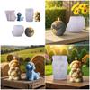 Pet Puppy Candle Silicone Mould Dog Figurine Silicone Mold For Epoxy Resin Craft Handmade Candle Soap Chocolate Baking