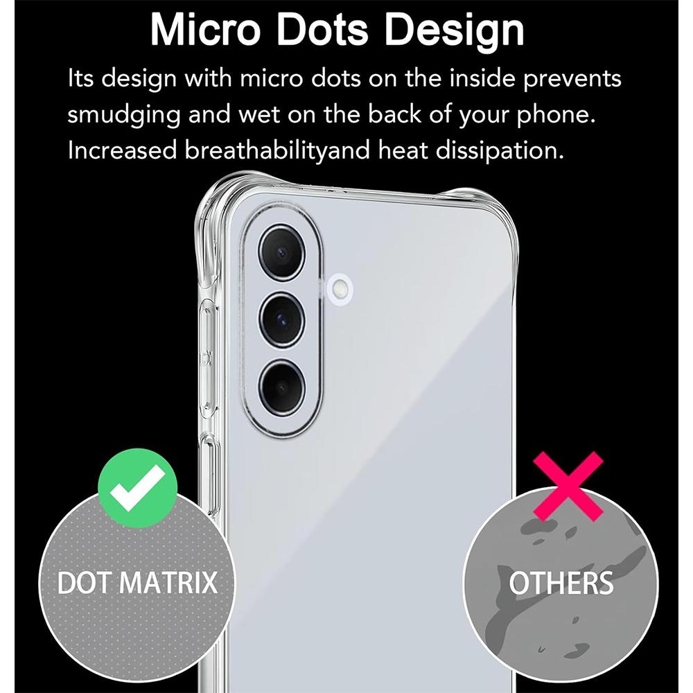 Four Corners Transparent Case For Samsung Galaxy A56 5G S25 Ultra S24 S23 A55 A36 A35 A16 A15 Clear Military Grade Protection Phone Cover Accessories